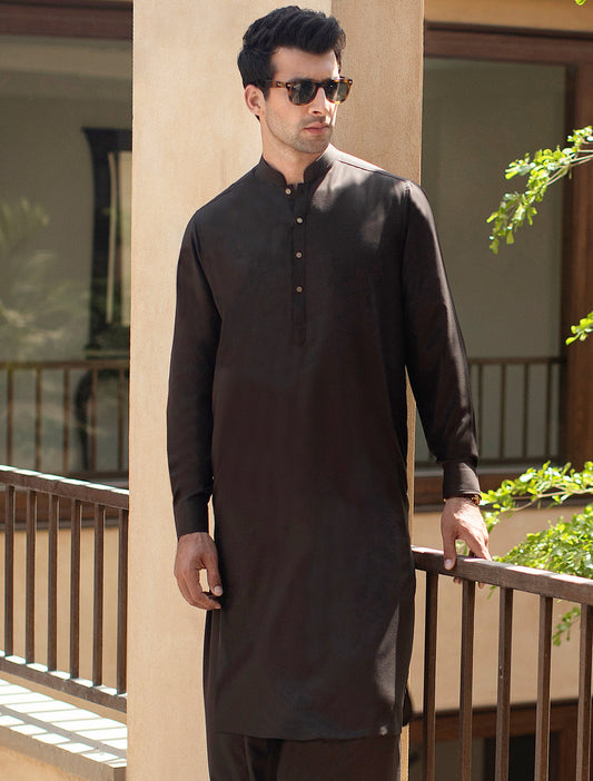 BROWN CLASSIC KAMEEZ SHALWAR