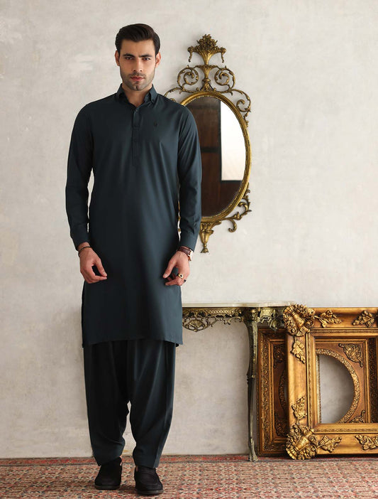 TEAL KAMEEZ SHALWAR