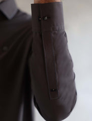 BROWNISH GRAY KAMEEZ SHALWAR