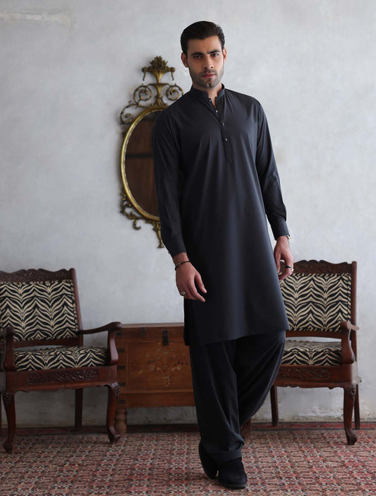 GRAY KAMEEZ SHALWAR
