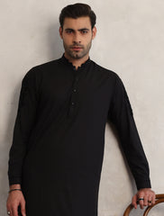 BLACK APLEAK KAMEEZ SHALWAR