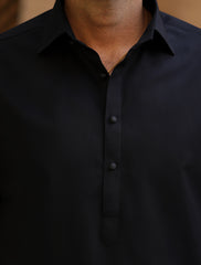 BLACK PREMIUM 100% COTTON KAMEEZ SHALWAR
