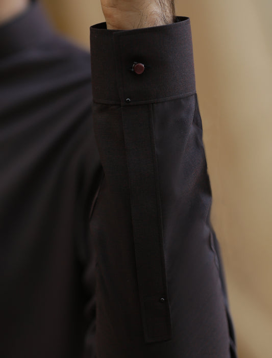 MAROON TWO TONE KAMEEZ SHALWAR