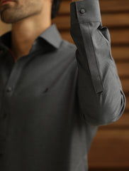 DARK GRAY PREMIUM 100% COTTON TWILL KAMEEZ SHALWAR
