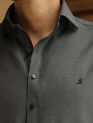 DARK GRAY PREMIUM 100% COTTON TWILL KAMEEZ SHALWAR