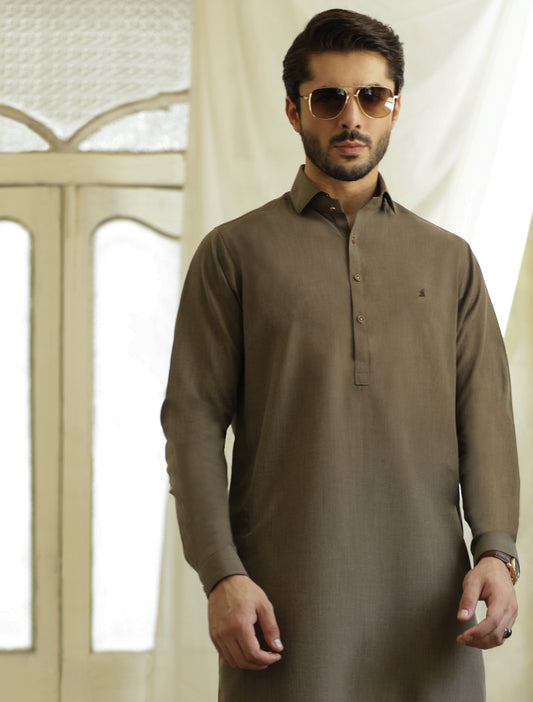 TAN BEIGE KAMEEZ SHALWAR