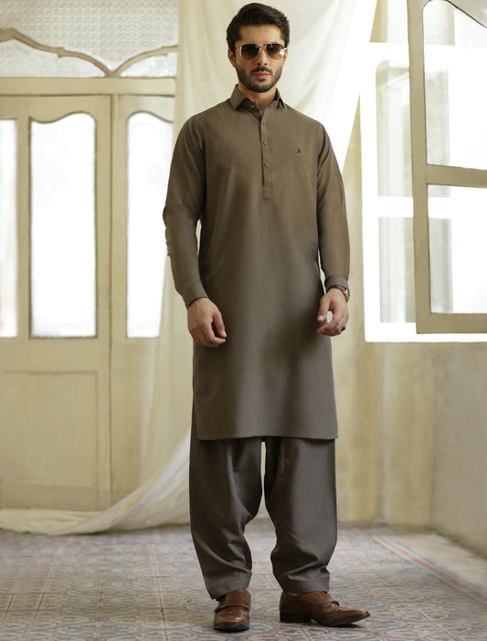 TAN BEIGE KAMEEZ SHALWAR