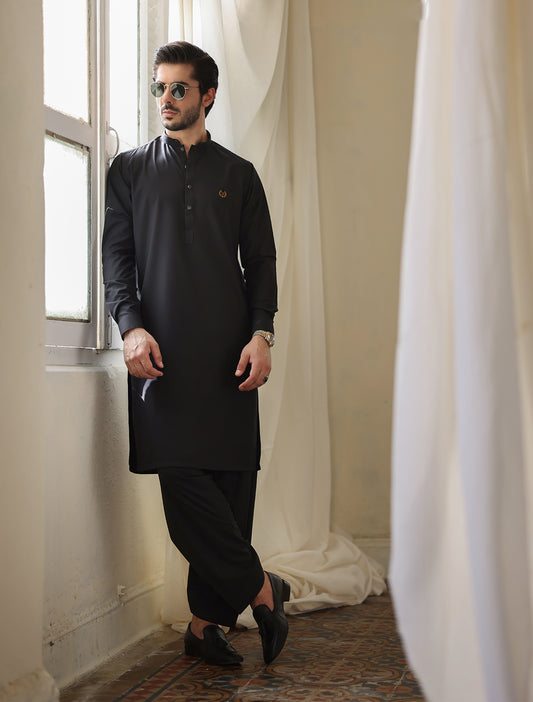 BLACK CLASSIC KAMEEZ SHALWAR