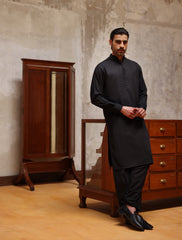 BLACK CLASSIC KAMEEZ SHALWAR