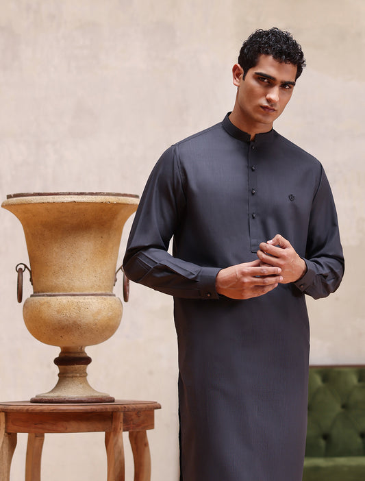GRAY KAMEEZ SHALWAR