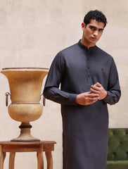 GRAY KAMEEZ SHALWAR