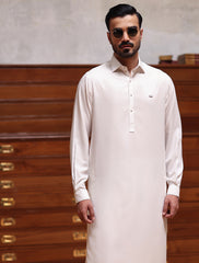 PEARL WHITE CLASSIC KAMEEZ SHALWAR