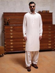PEARL WHITE CLASSIC KAMEEZ SHALWAR