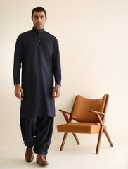 NAVY KAMEEZ SHALWAR