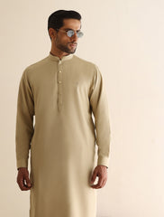 LIGHT BROWN KAMEEZ SHALWAR