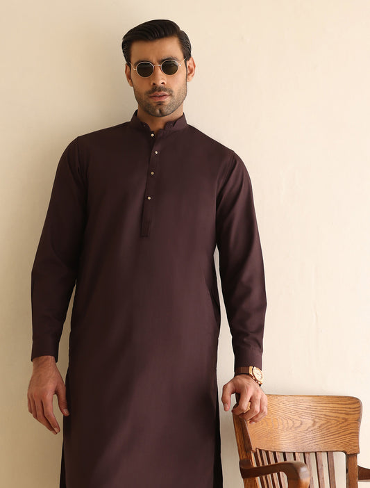 MAROON KAMEEZ SHALWAR