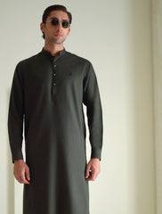 DARK GREEN KAMEEZ SHALWAR