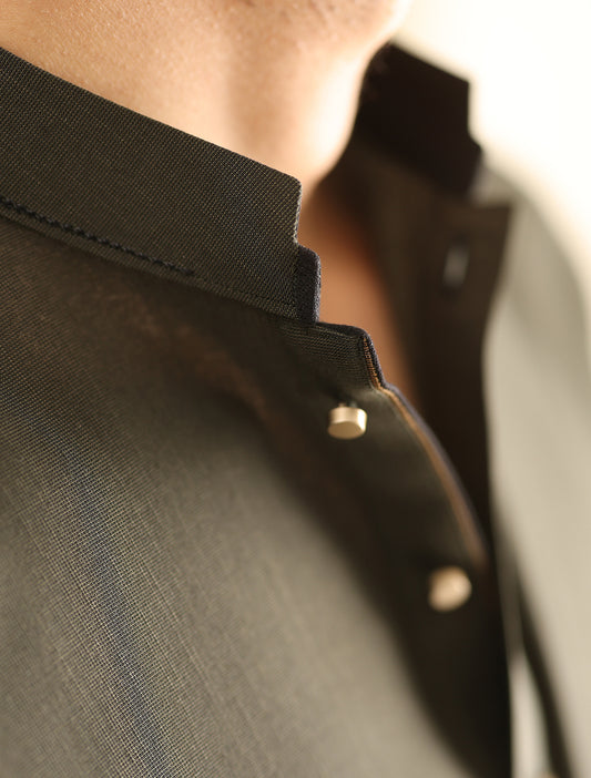 DARK GREEN KAMEEZ SHALWAR