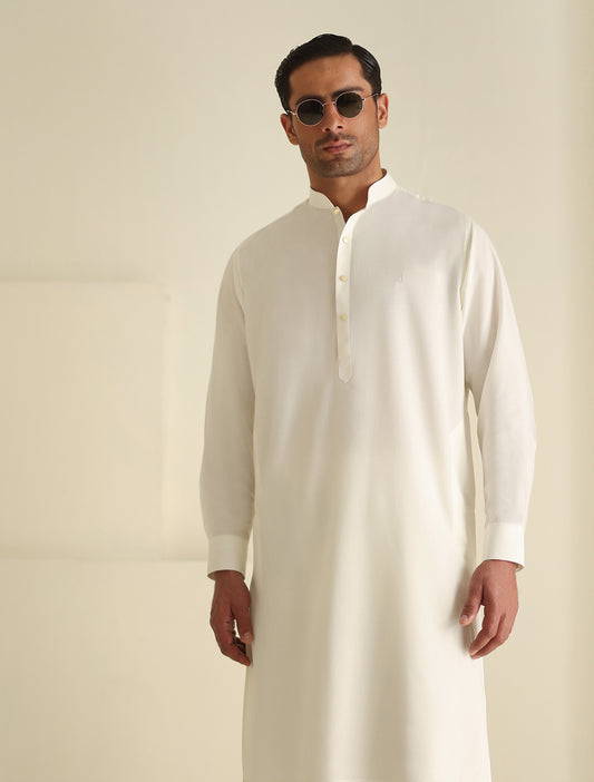 CREAM KAMEEZ SHALWAR