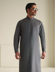 STEEL GREY KAMEEZ SHALWAR