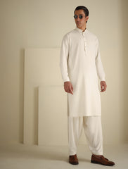 CREAM PREMIUM KAMEEZ SHALWAR