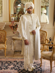 LIMITED EDITION SHERWANI CRAFTED WITH INTRICATE HAND EMBROIDERY