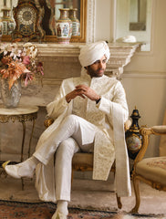 LIMITED EDITION SHERWANI CRAFTED WITH INTRICATE HAND EMBROIDERY