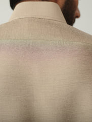 BEIGE COTTON SILK KURTA PAJAMA