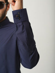 BLUE COTTON SILK KURTA PAJAMA
