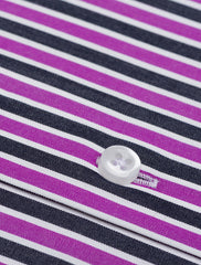PURPLE & GREY MULI-STRIPED SHIRT