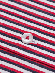 RED & GREY MULI-STRIPED SHIRT