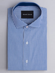 CLASSIC BLUE-STIRPED SHIRT