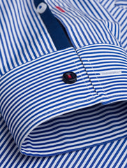 CLASSIC BLUE-STIRPED SHIRT