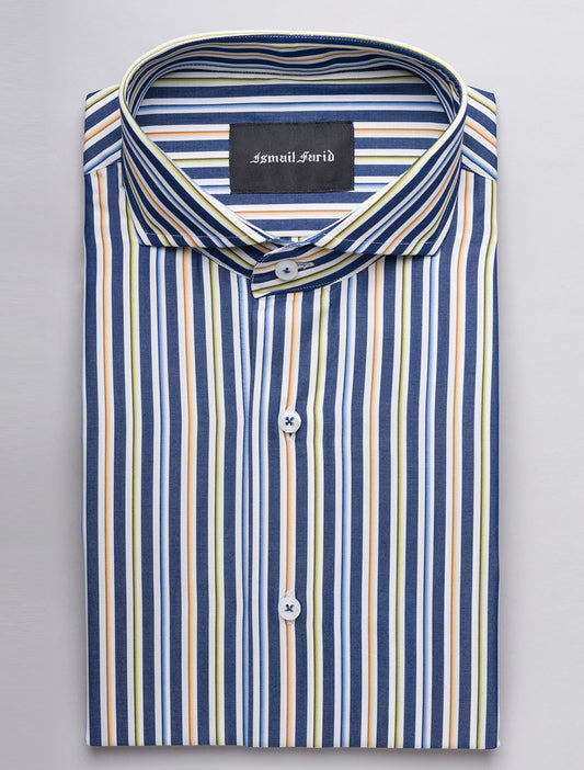 NAVY STRIPE SHIRT