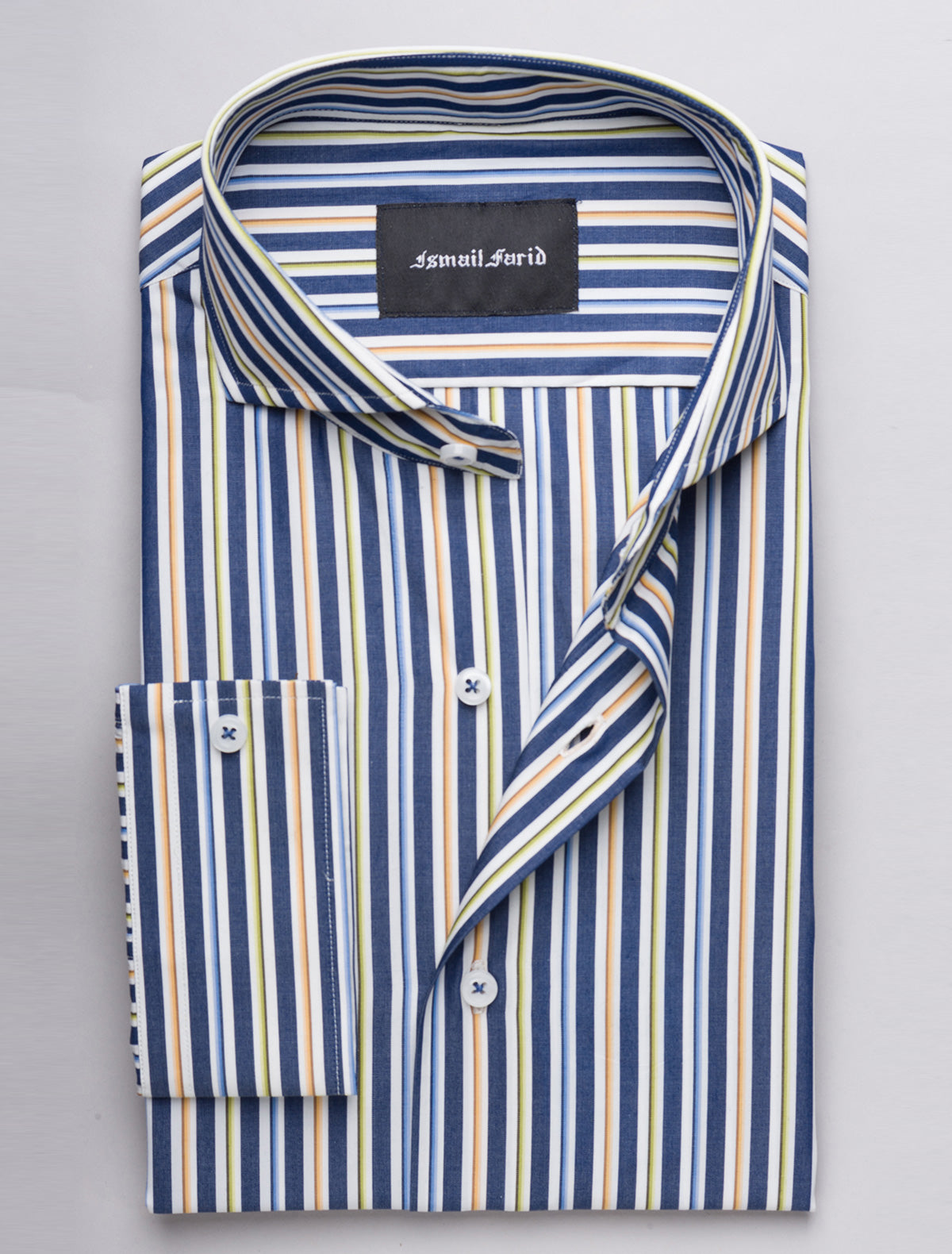 NAVY STRIPE SHIRT