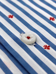 WHITE-BLUE STRIPED SHIRT