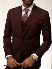 DEEP MAROON SUIT