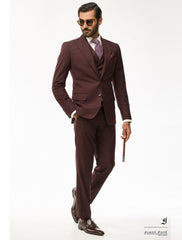 DEEP MAROON SUIT