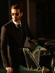 CLASSIC BLACK SINGLE BUTTON SUIT
