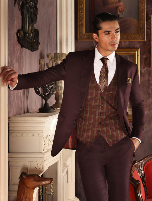 MAROON CLASSIC SUIT