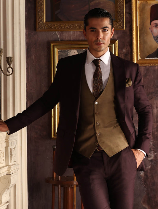 MAROON CLASSIC SUIT