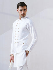 OFF WHITE MILITARY STYLE WAISTCOAT