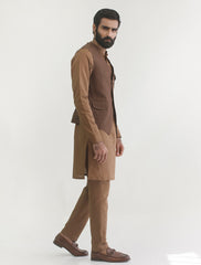 BROWN SAFARI WAISTCOAT